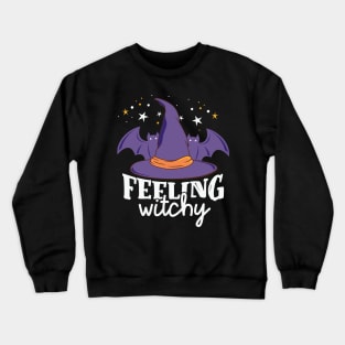 Feeling Witchy Witch Hat Crewneck Sweatshirt